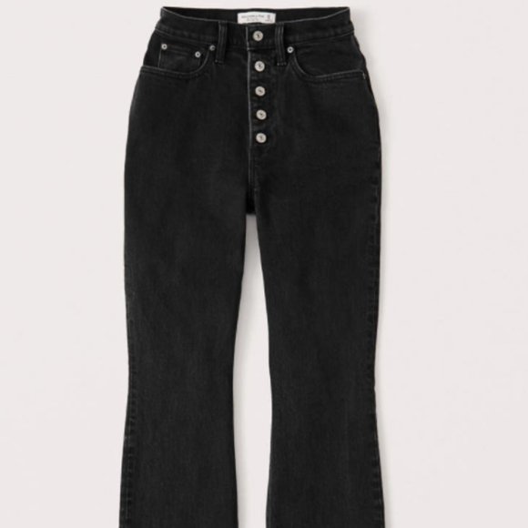 Abercrombie & Fitch Pants - A&F Ultra High Rise Curve Love Kick Flare Jeans